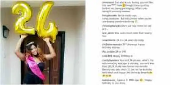 #BBNaija: Nigerians comes for fake housemate, Ese, celebrating her 